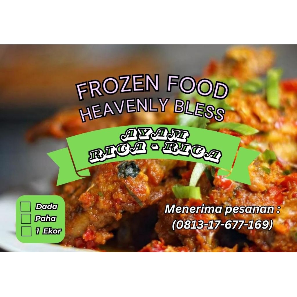 

Ayam Rica Rica 1 Ekor