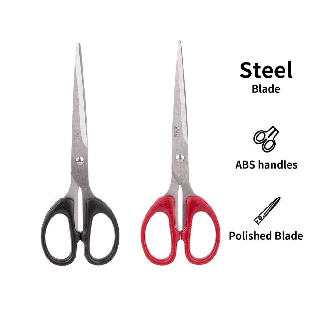 

Gunting Kertas Stainless Office Scissors Anti Karat DELI Kecil Medium Besar EM600 ( 17 cm ) / EM 609 ( 16 cm ) / EM 610 ( 18 cm ) / EM611 ( 21 cm )