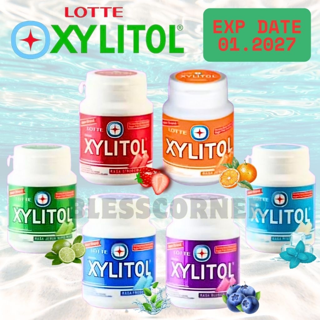 

Lotte Xylitol Sugar Free 58 gram Lotte Xylitol permen karet Xylitol Sugar Free