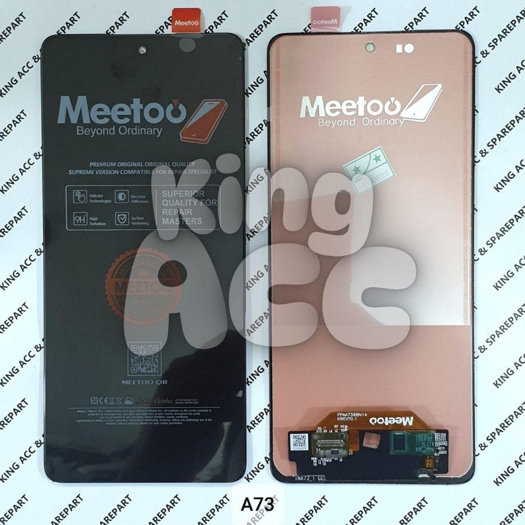 NEW MEETOO LCD TOUCHSCREEN SAMSUNG GALAXY A73 5G A736 A736B BLACK MEETOO