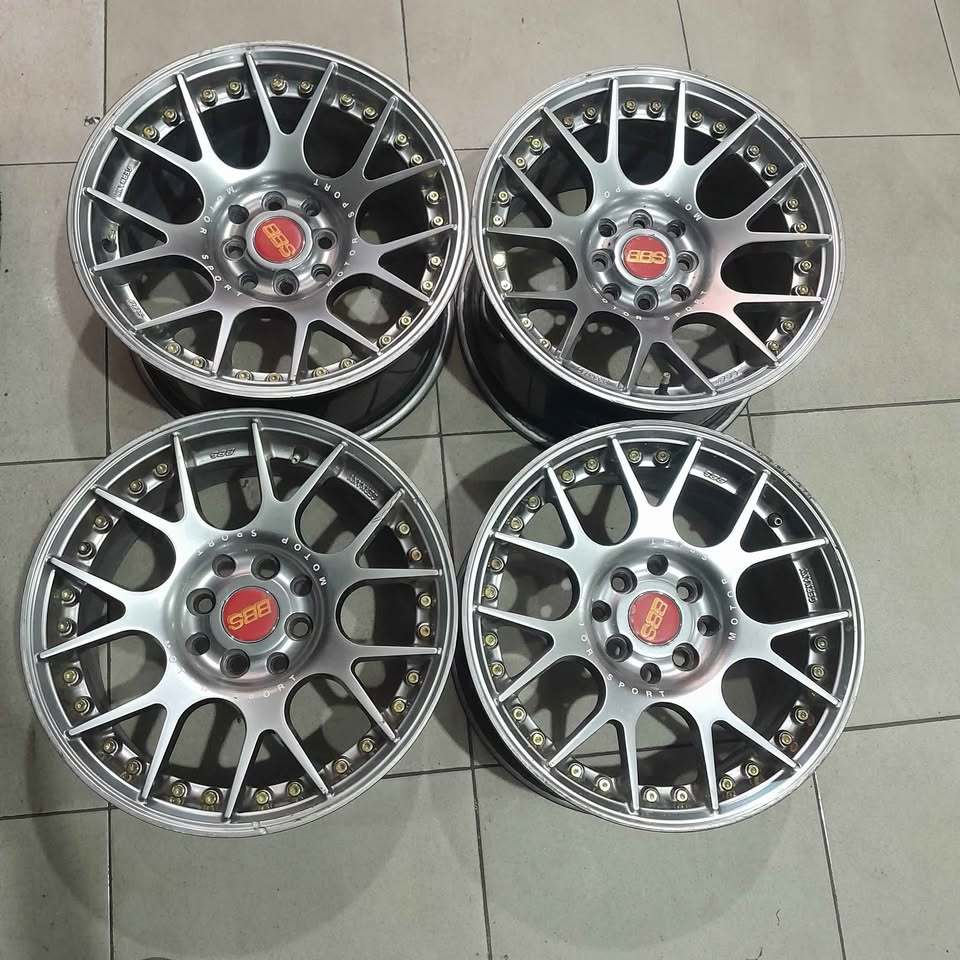 VELG MOBIL RACING BBS RING 15 LEBAR 7/8 PCD 4x100, 4x114 ET35 BRIO AGYA AYLA SIGRA CALYA ETIOS VIOS