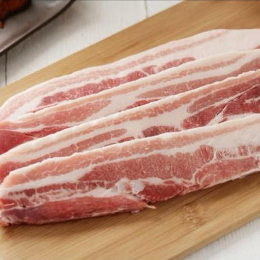 

Meat Online Pork Belly Samgyeopsal slices 6mm
