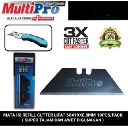 

Multipro Mata isi Refill cutter lipat 10pcs/pack ( universal ) jaminan asli original 100%