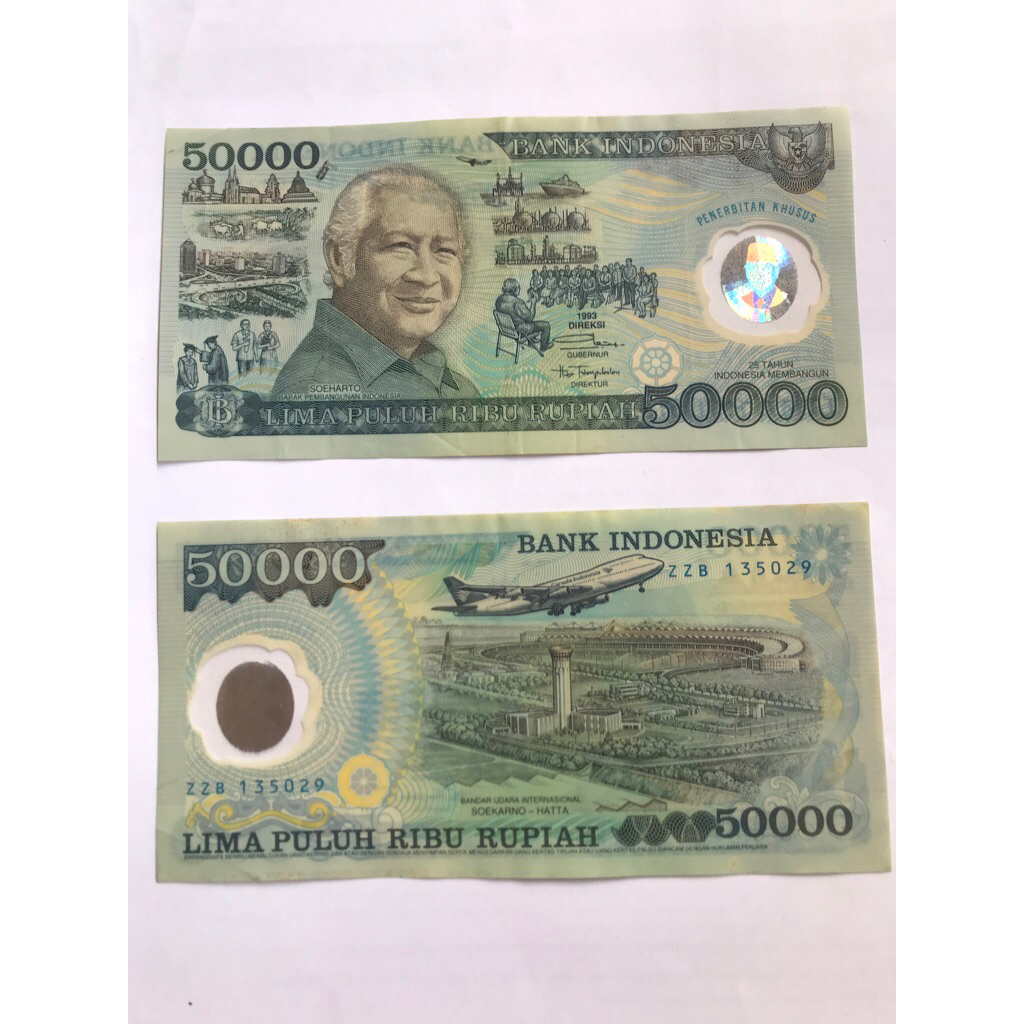 Uang kuno 50.000 polimer baru gress ( UNC )