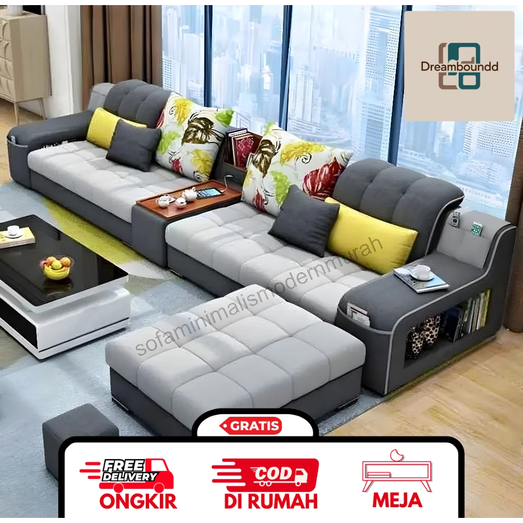 Sofa Minimalis Ruang Tamu Kecil - Sofa L Sudut - Kursi Ruang Tamu Minimalis