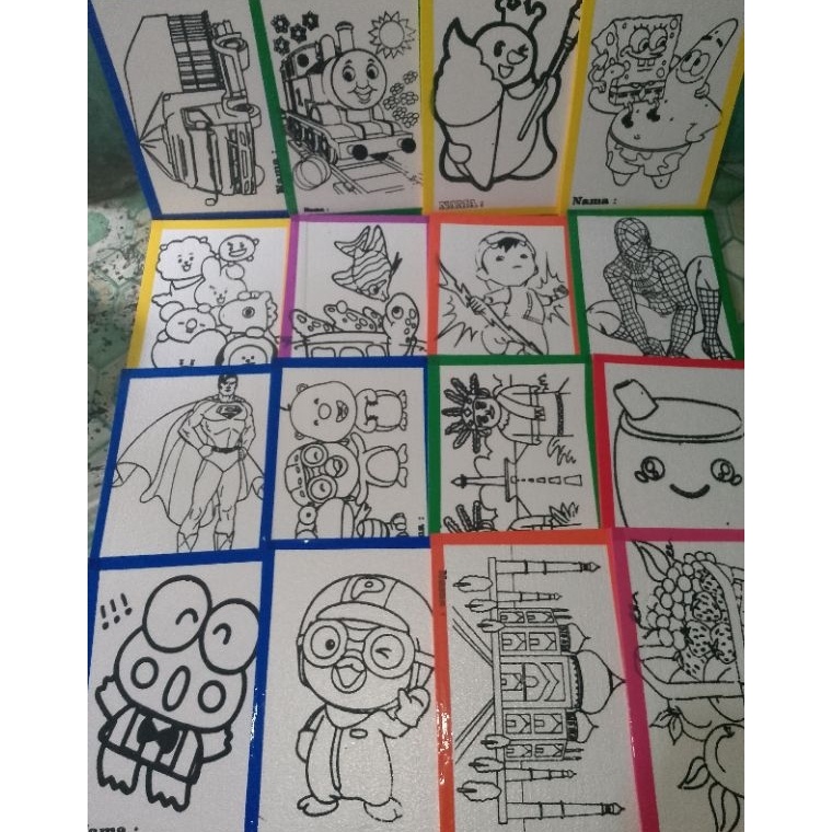 

KODE P73H HEBOH 3351cm paket usaha 5 picssterofoamlukisan mewarnai sterofoam