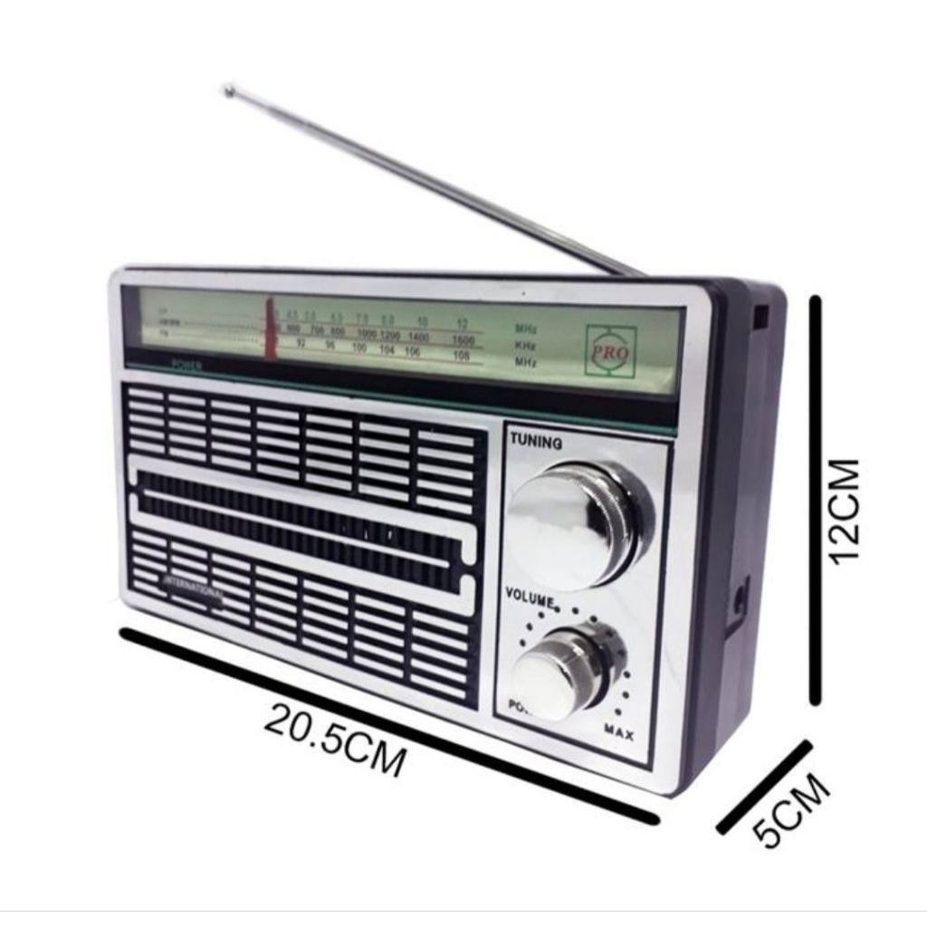 radio klasik international F-4250 radio AM FM AC/DC