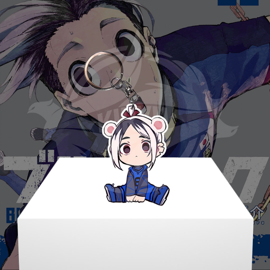 Gantungan Kunci Gantungan HP Anime Blue Lock Gagamaru Gin - Ganci Akrilik - Keychain Acrylic