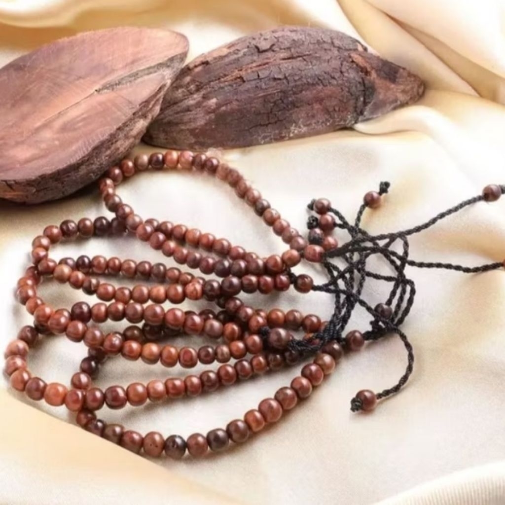 Gelang pria wanita gelang kayu 33 butir gelang tasbih