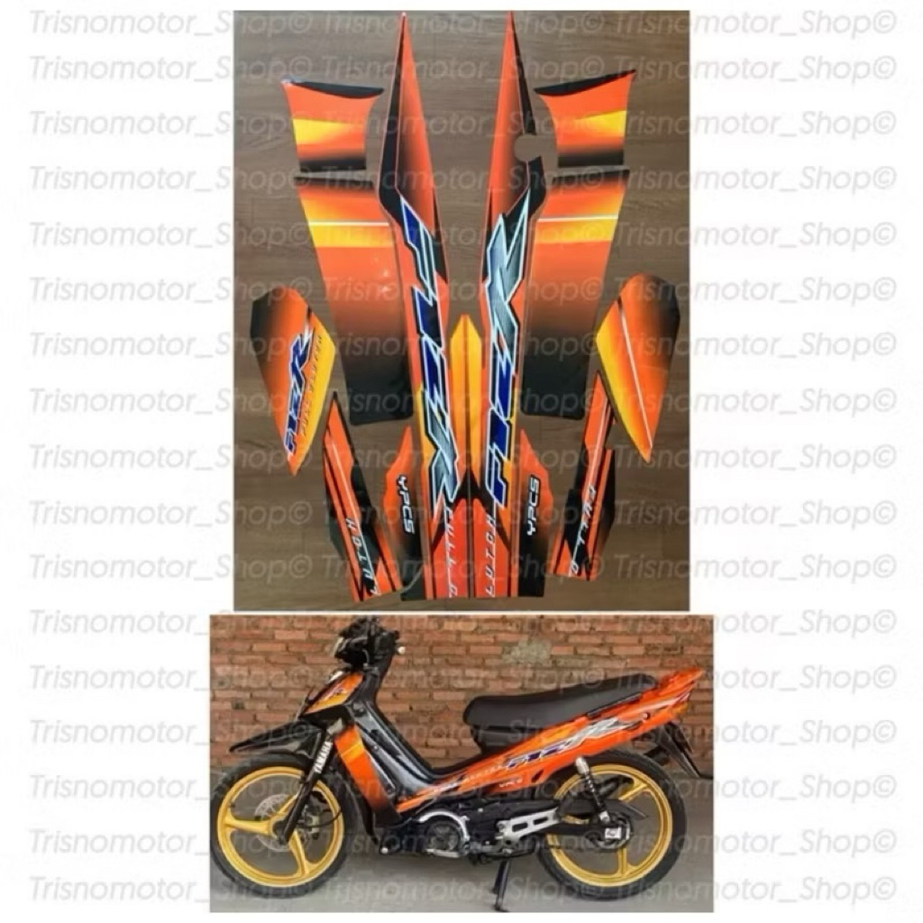 Striping Stiker Sticker Motor Yamaha Fiz R FizR fiz r 2003 List Lis Body Fiz r