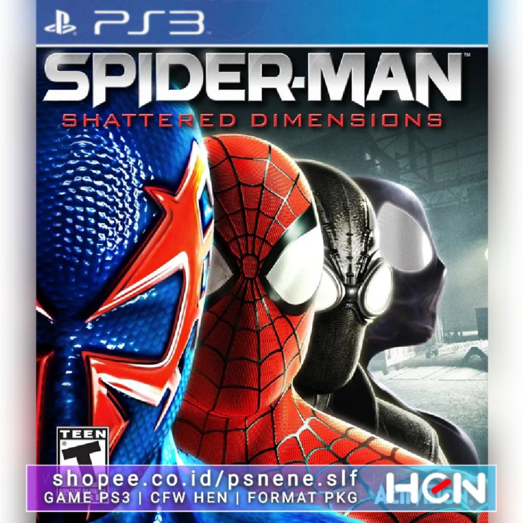 GAME PS3 SPIDERMAN SHATTERED DIMENSIONS