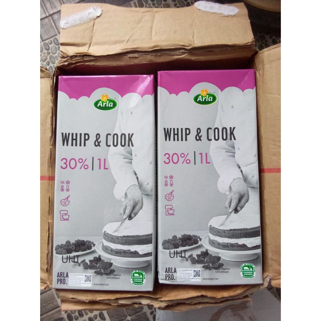 

Arla Whipe Cream 1liter/ arla whipping cream 1liter/Arla Whip&cook 1liter/Arla Whip and cook 1liter