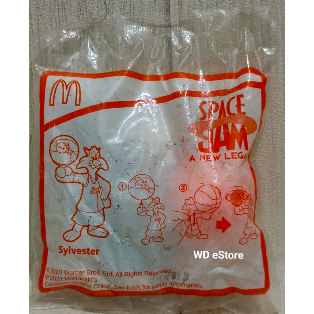 McDonald Happy Meal Toy Space Jam Sylvester