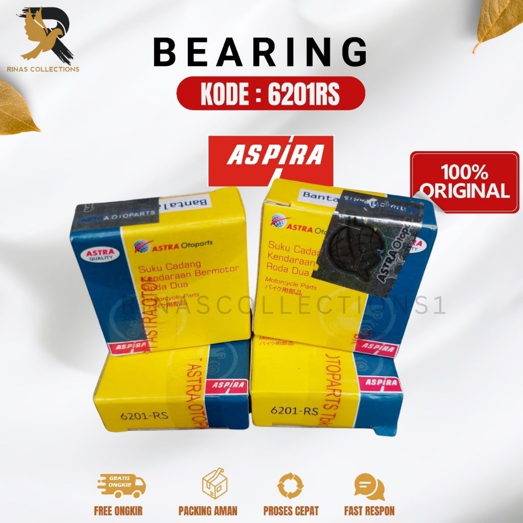 BEARING ORIGINAL ASPIRAKODE : 6201-RS