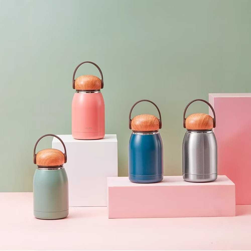 TERMOS MUG MINI Jamur 280 ML - TUMBLER GEMOY PREMIUM VAKUM INSULATED TAHAN PANAS DINGIN