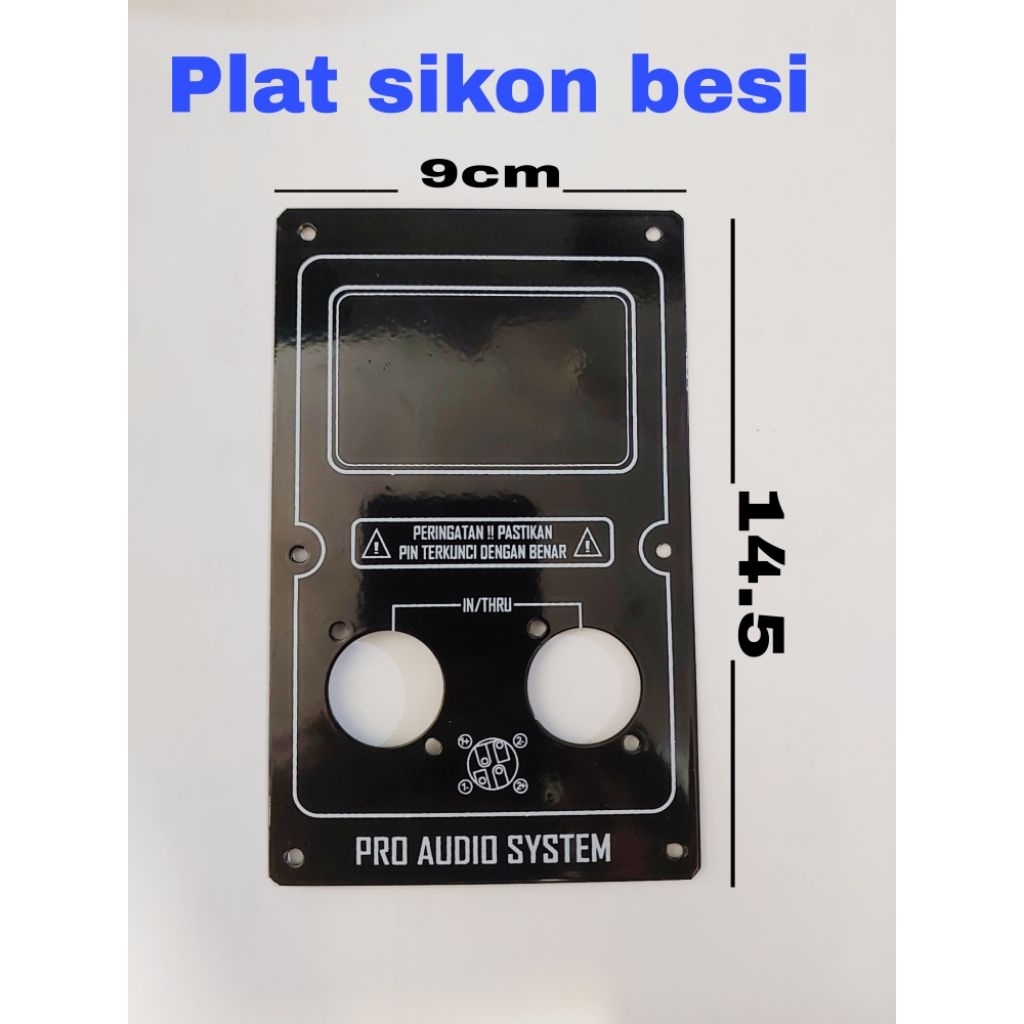 Plat Spikon. Terminal Spicon Besi Pro Audio Sistem 9X14.5