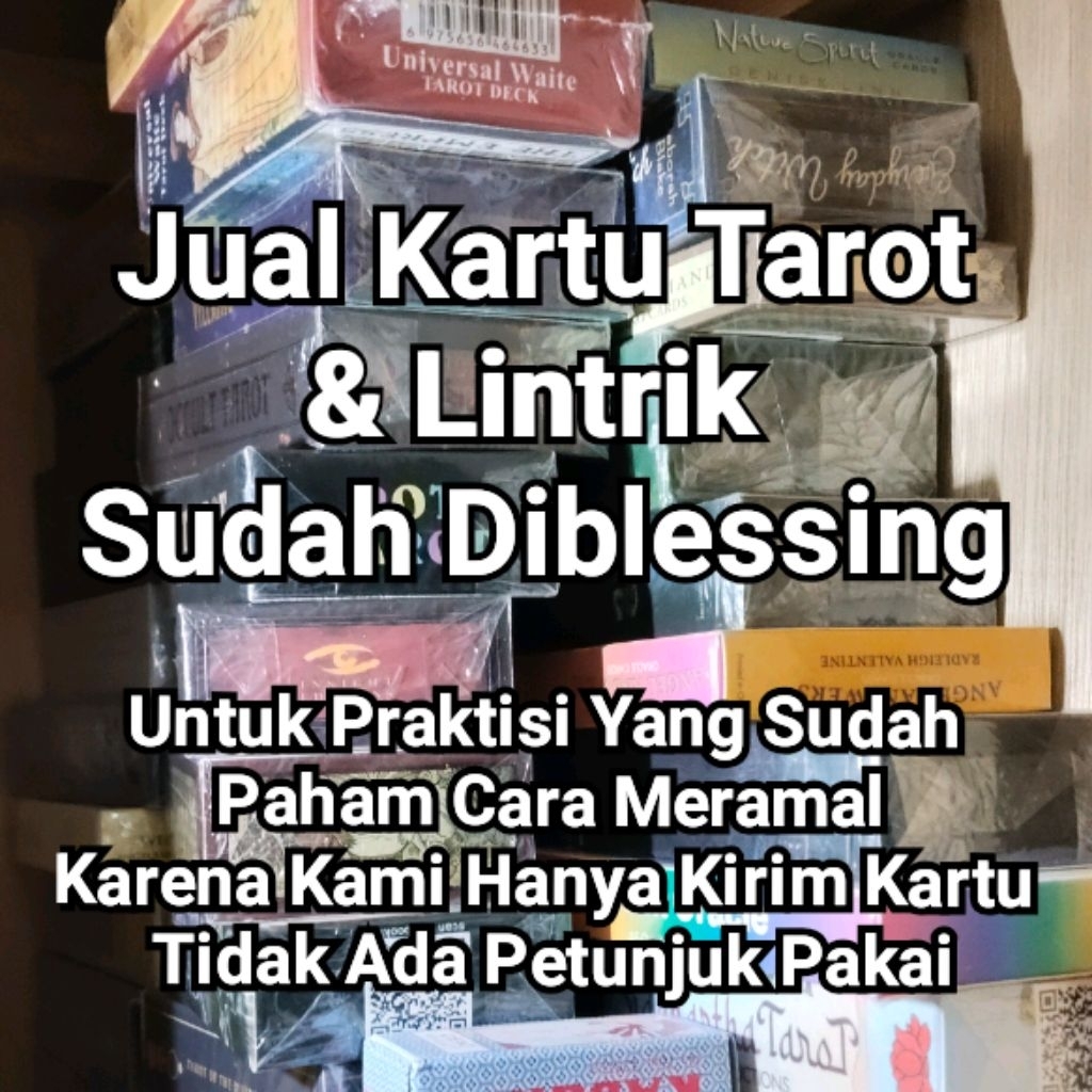 Kartu Tarot / Kartu Lintrik SUDAH DIBLESSING SIAP PAKAI