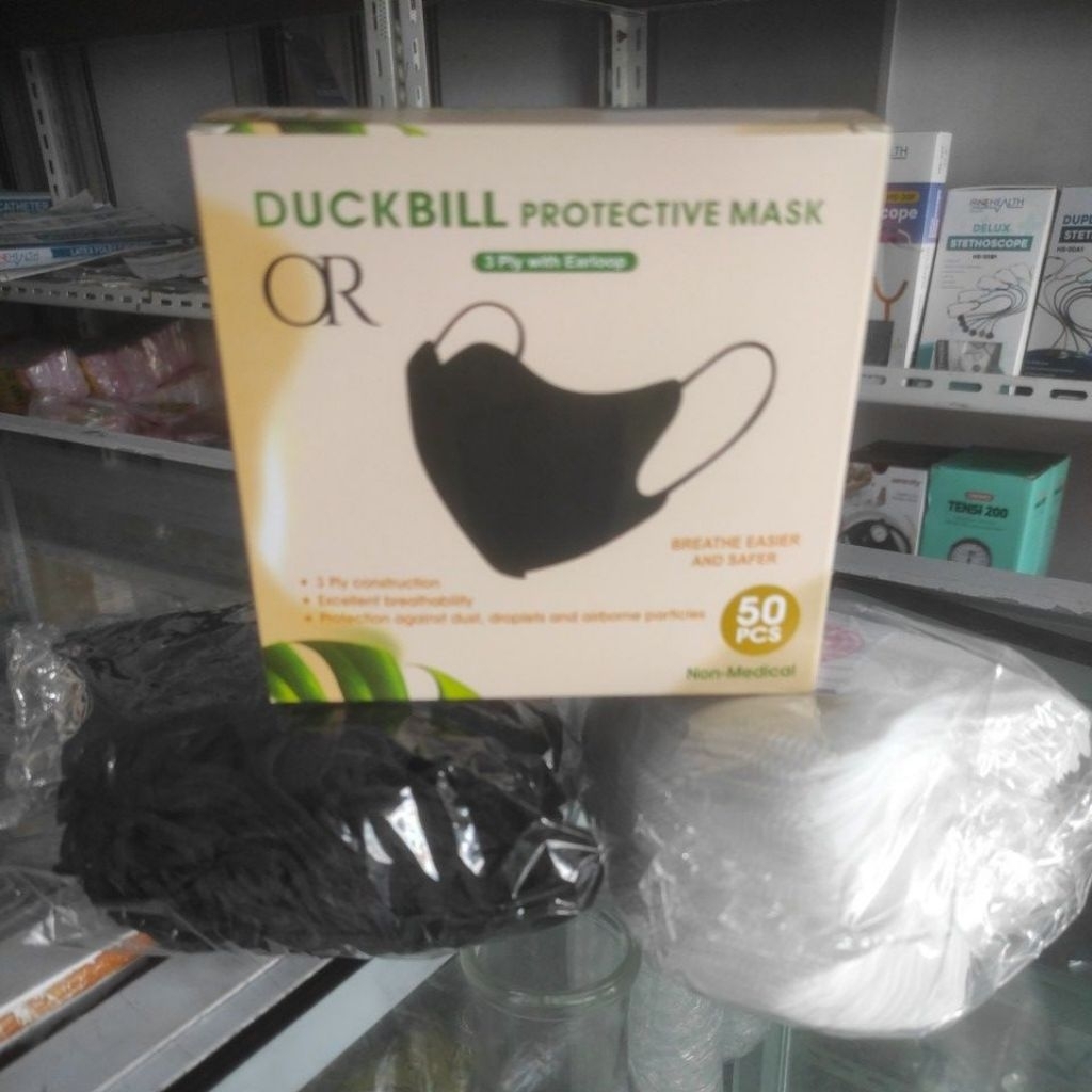 masker dukbil hijab isi 50pcs