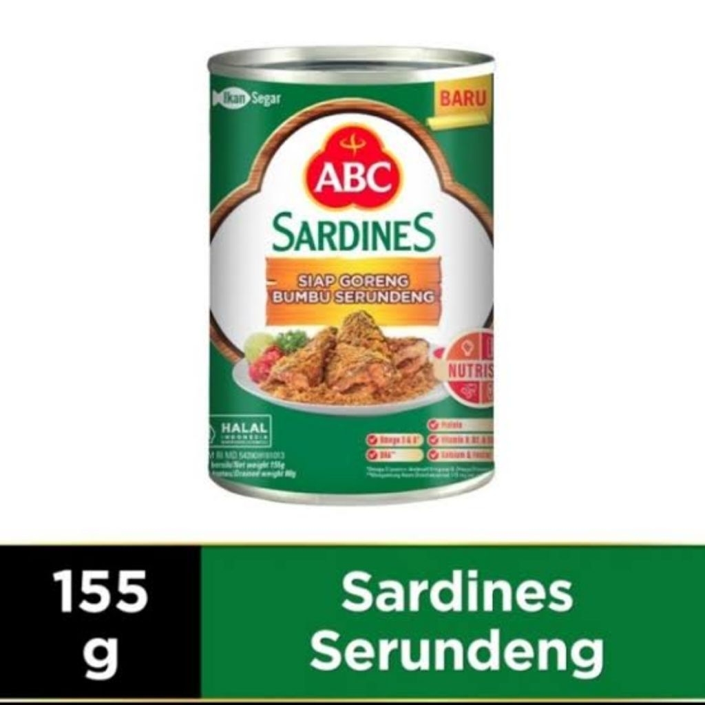 

Sarden ABC serundeng 155 gram