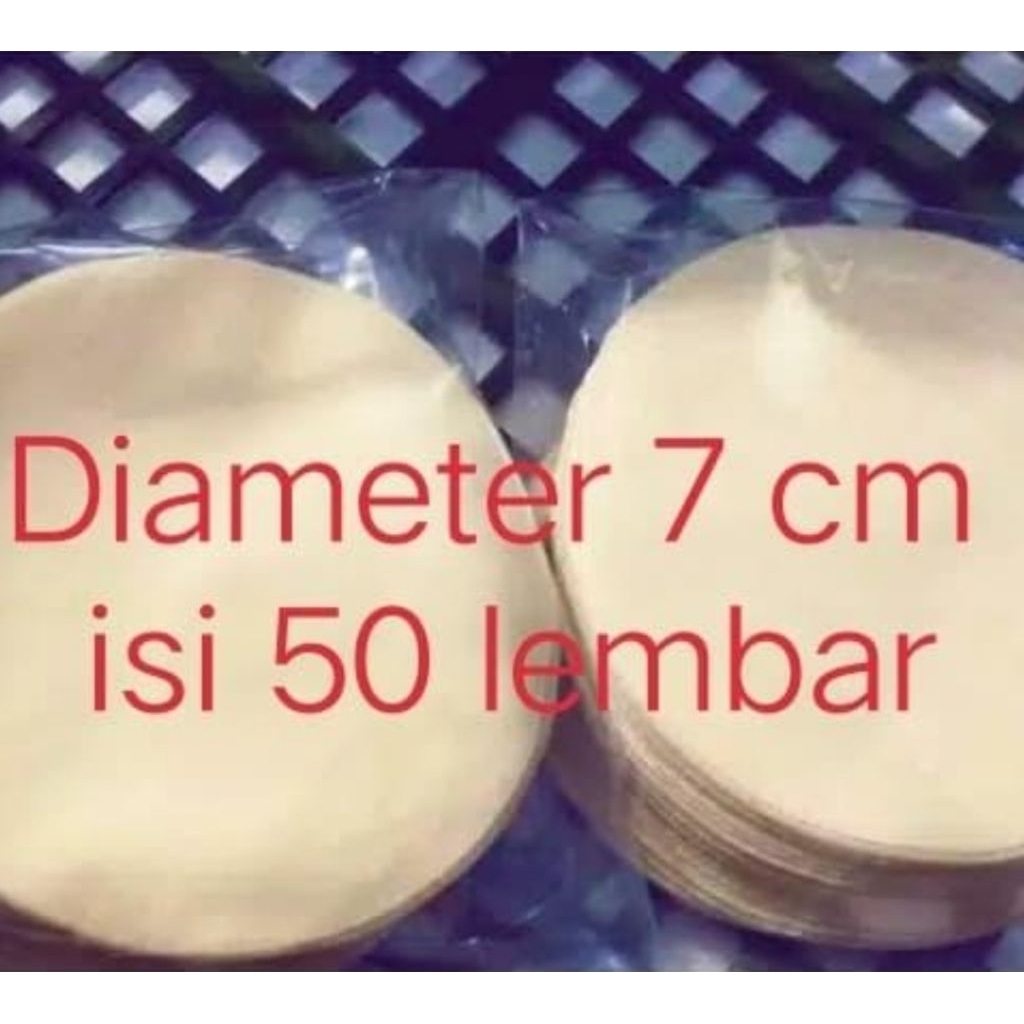 

Kulit dimsum bulat 7 cm (1pack 50 lembar)