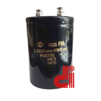 Elco 2200uf 450Vdc Capacitor Hitachi