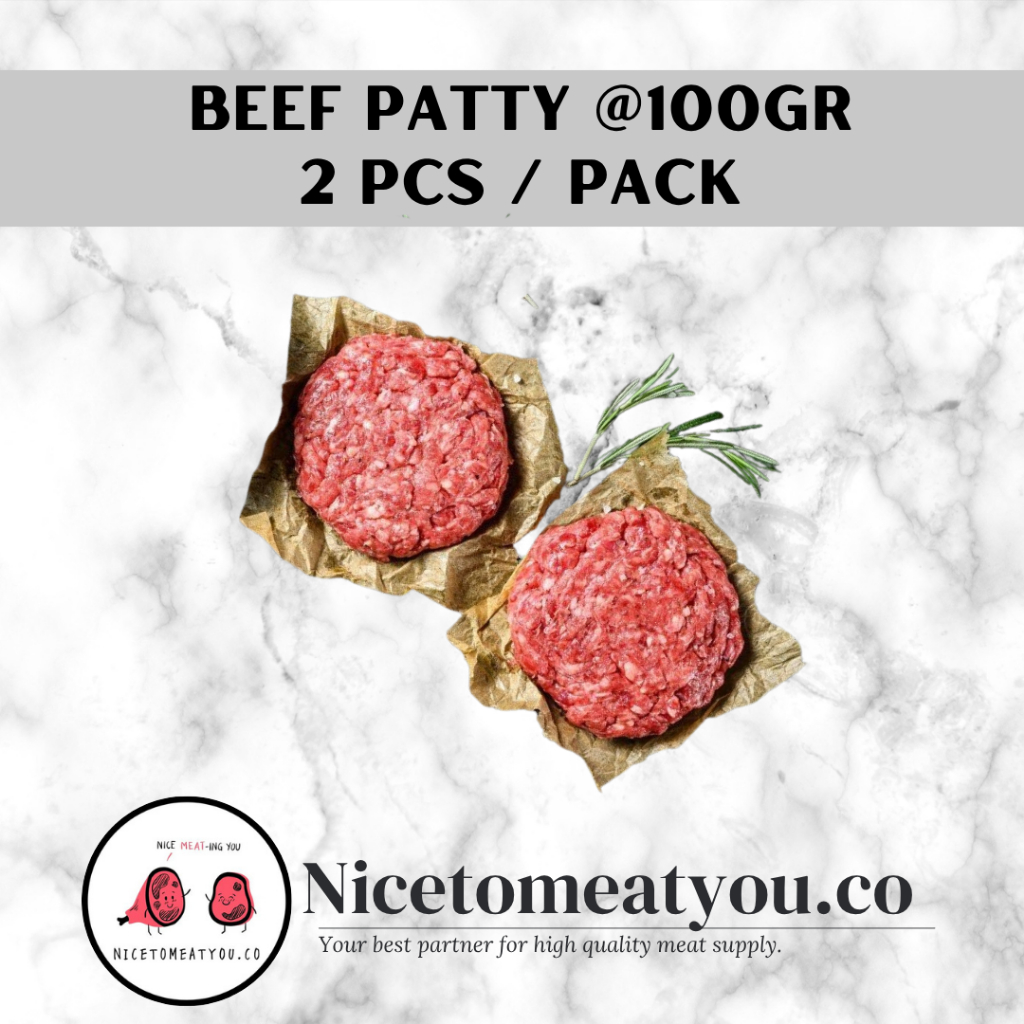 

AUS Beef Patty @100GR x 2PCS