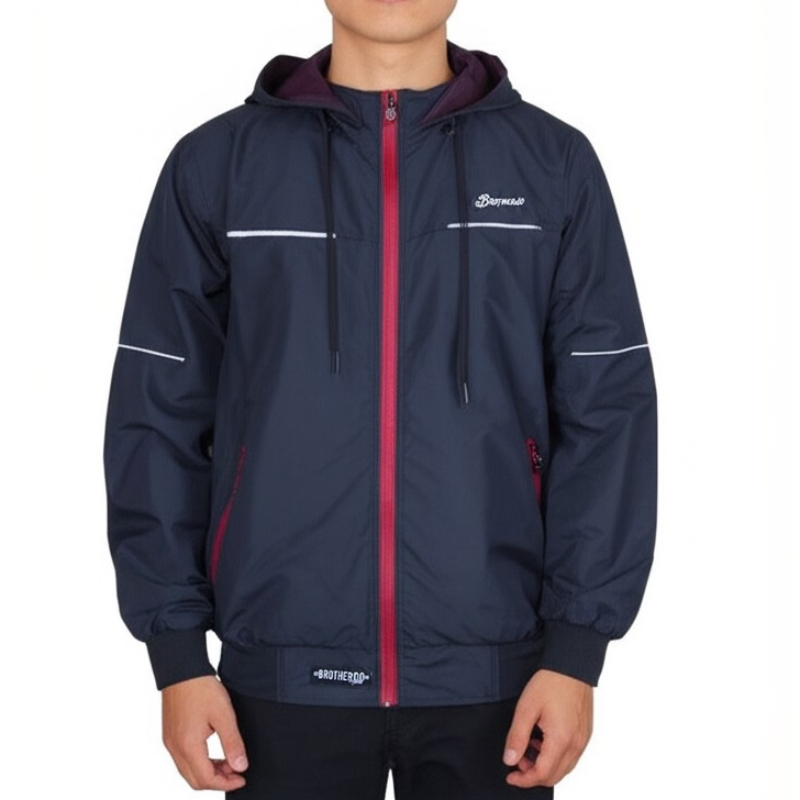 Parasut taslan waterproof resleting warna pria | wanita cocok buat harian