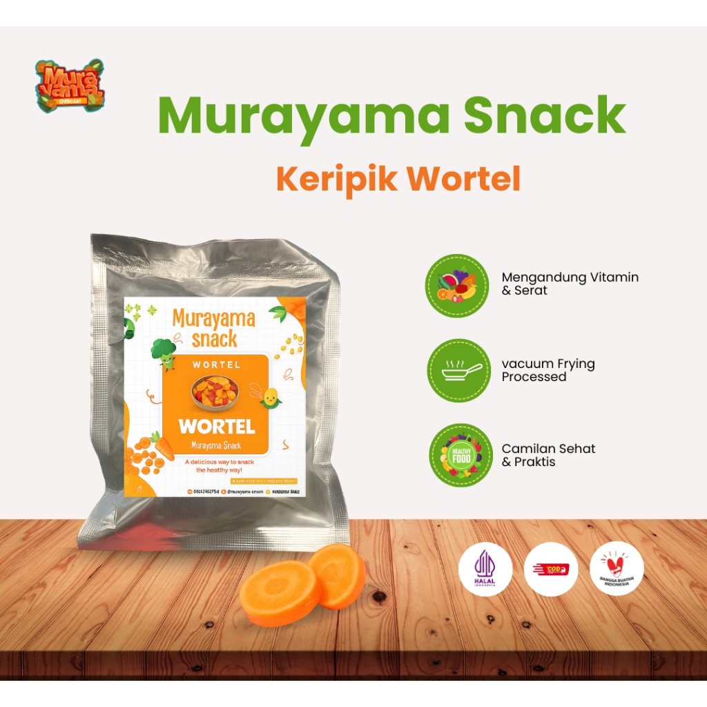 

KERIPIK WORTEL 30GR MURAYAMA SNACK