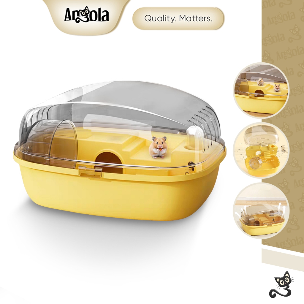 ANGOLA Kandang Hamster 1 Set F22 Hamster/Rumah Hamster Sugar Glider Ekstra Besar