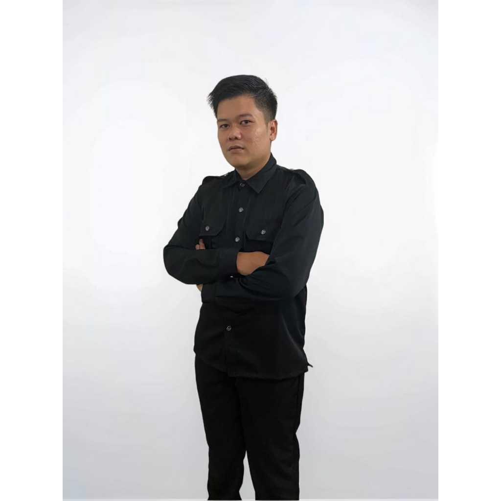 [konnveksi langsung mssashop] 1 stel safari satpam seragam driver  seragam dinas safari driver serag