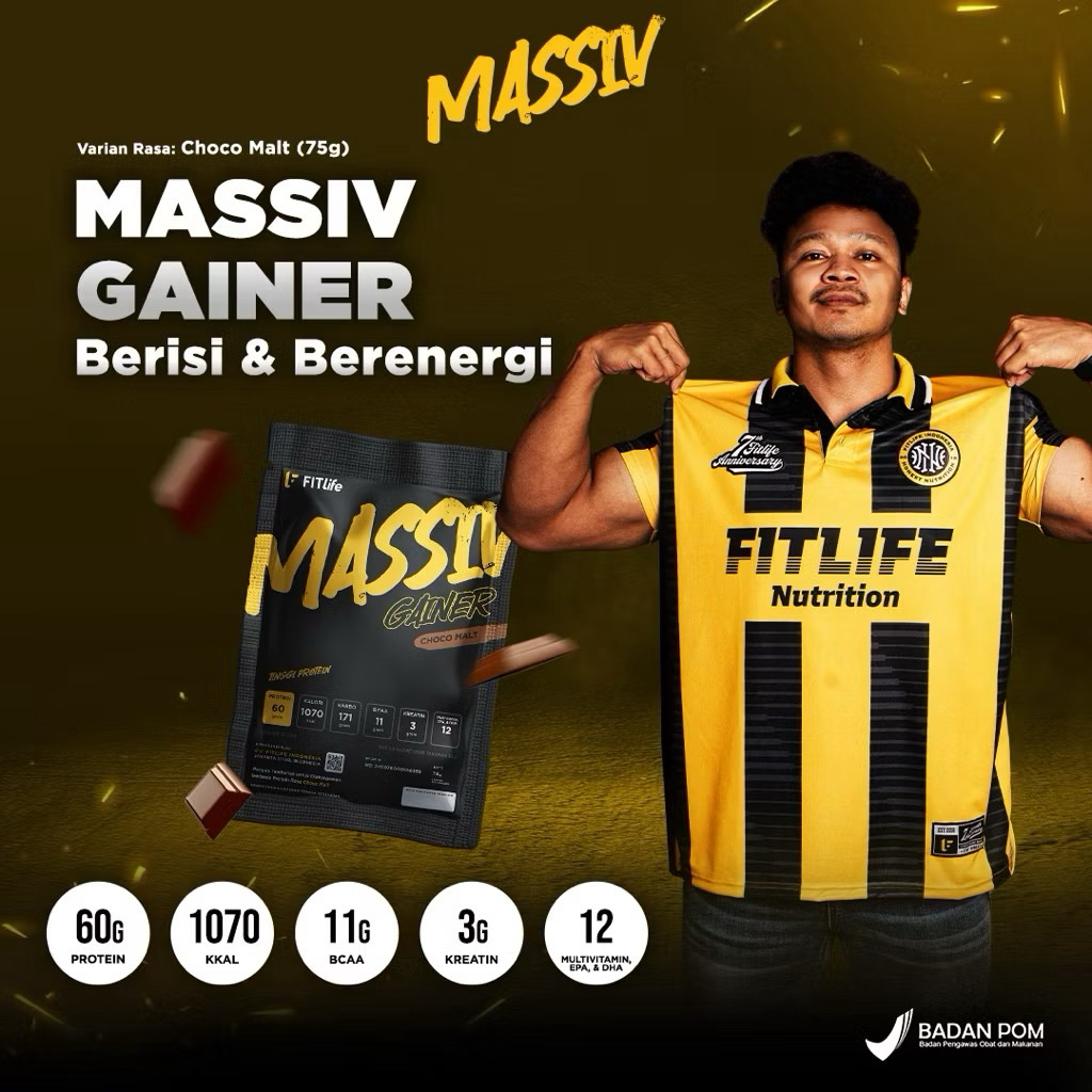 Fitlife Massiv Gainer Sachet Weight Gain Mass