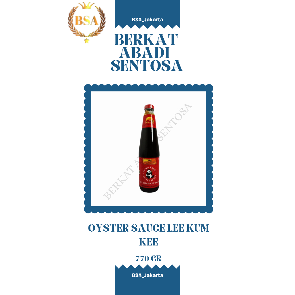

OYSTER SAUCE LEE KUM KEE (770 GR)