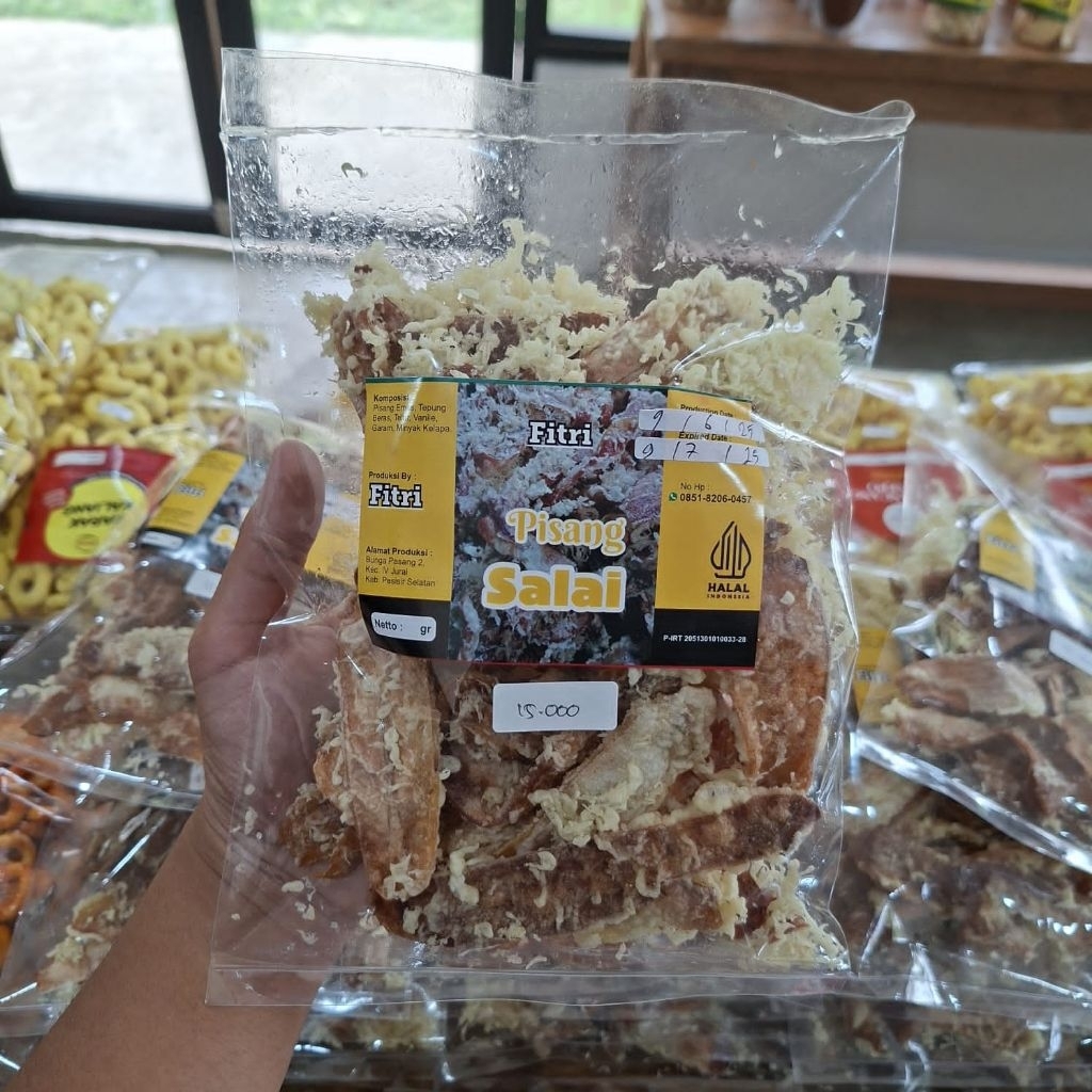 

Cemilan Pisang Salai Fitri (130 Gram)