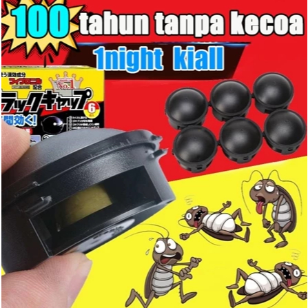 black cap kecoa/ Earth Black Cap/Racun Kecoa Super Ampuh Mati Di Tempat/Burakku Kappu/Obat Pembasmi 
