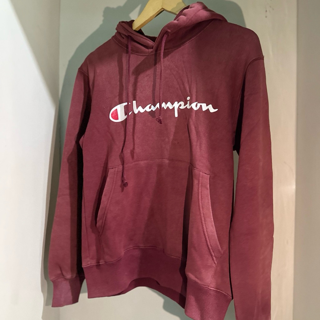 Champion Hoodie red maroon