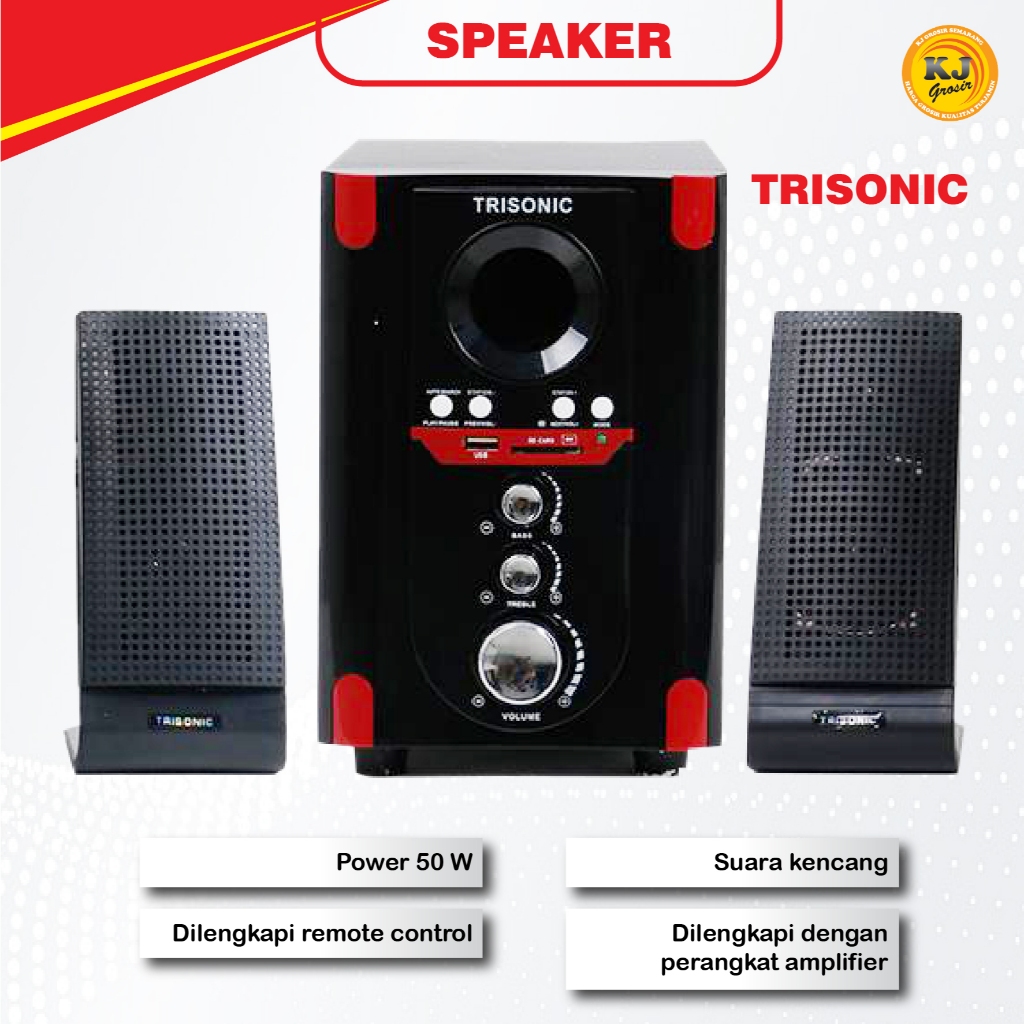 SPEAKER TRISONIC T-188R / REKOMENDASI SPEAKER MURAH/ SPEAKER TERMURAH BERGARANSI