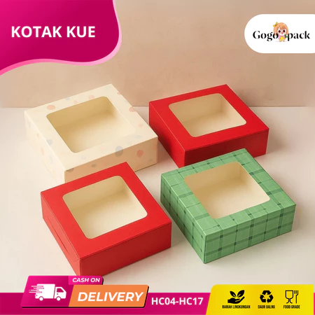 Box Mika Kotak Kue / Kardus Makanan / Box Cake / Box kue / Box Brownies / Box Donat / Box Pudding