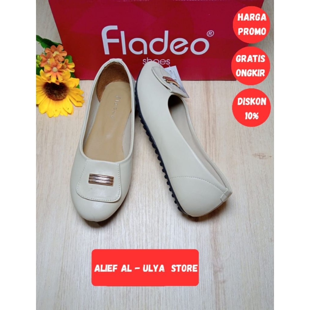 sepatu Flat shoes wanita Sandal flat shoes fladeo Sandal cewek kekinian sepatu cewek kekinian