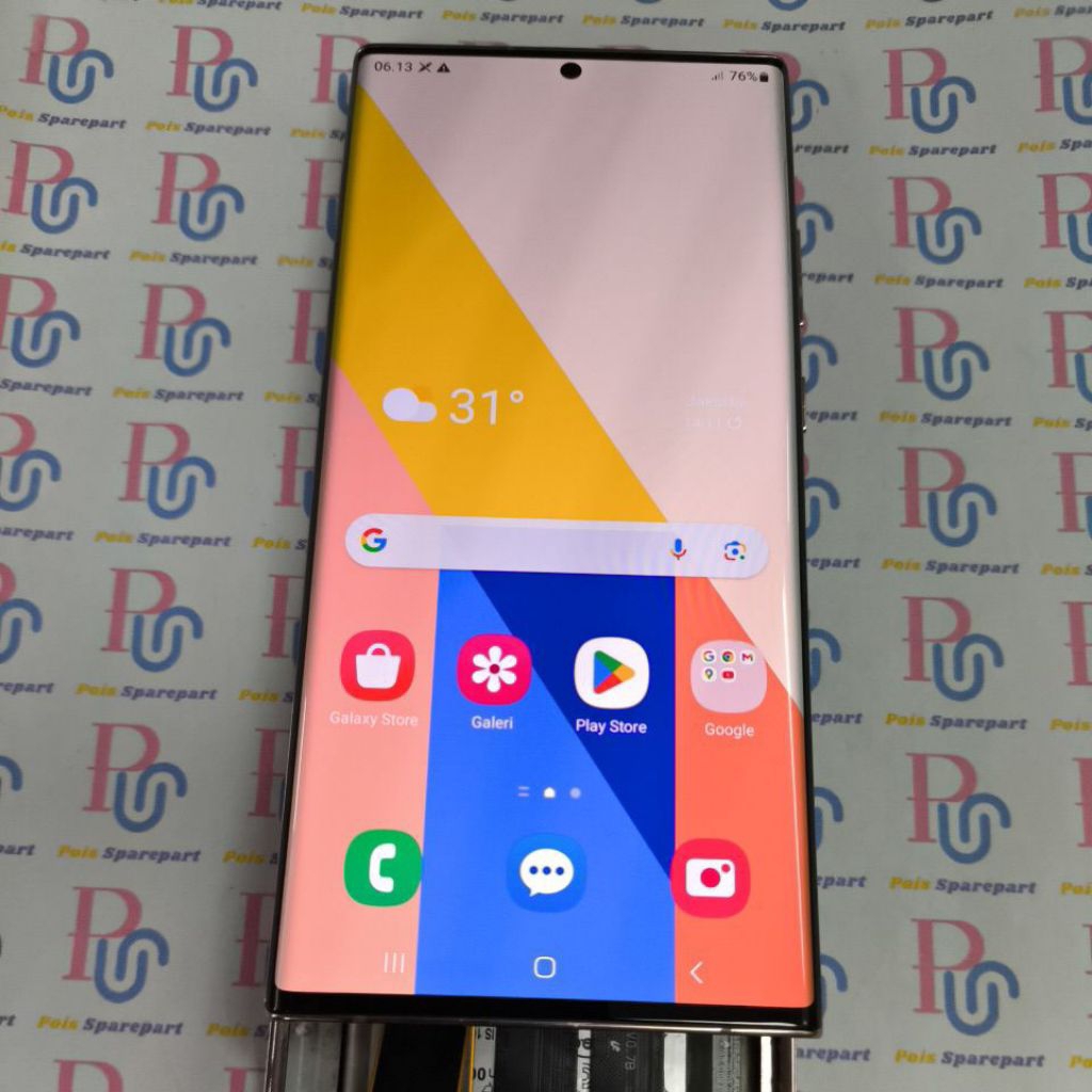 lcd fullset frame Samsung Note 20 ultra 4G 5G N985 N986 Super amoled original bekas