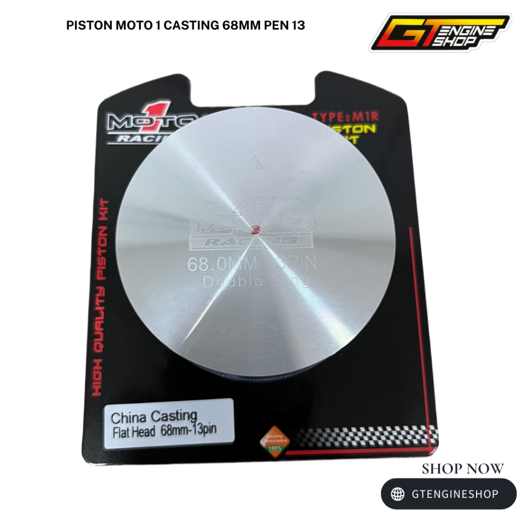 PISTON 68 PEN 13 PIN 13 MOTO1 RACING SEHER 68 PEN 13 PIN 13 MOTO1 RACING BAHAN CASTING