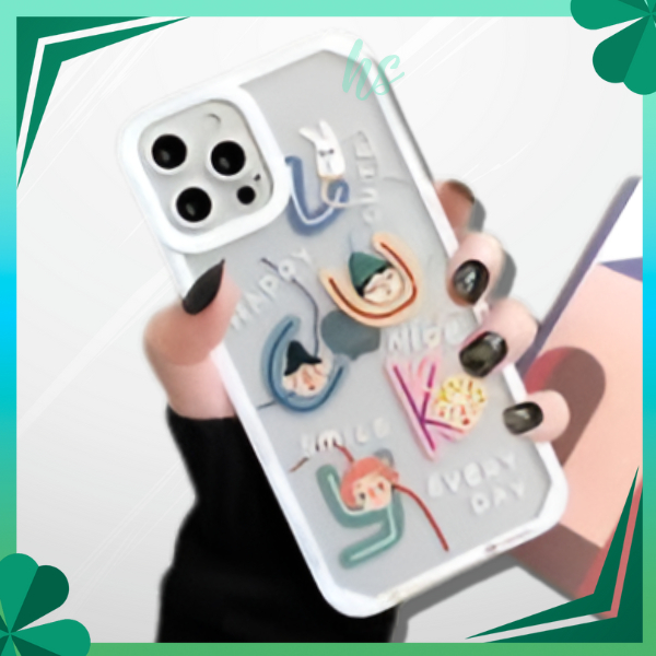 Case iPhone X XS XR 11 12 Pro Max Casing Softcase Silikone Smile Down TPU Premium