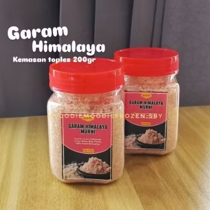 

Garam Himalaya halus kemasan toples 200gr