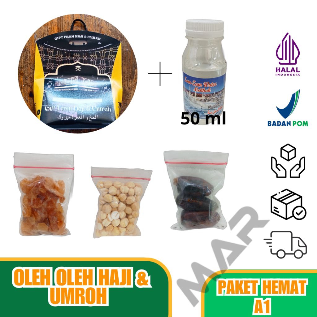 

Oleh-oleh Haji Dan Umroh Paket per 50pcs Lengkap