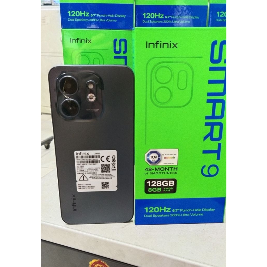 infinix Smart 9 Ram 8+128 GB  new segel infinix garansi 1 tahun resmi