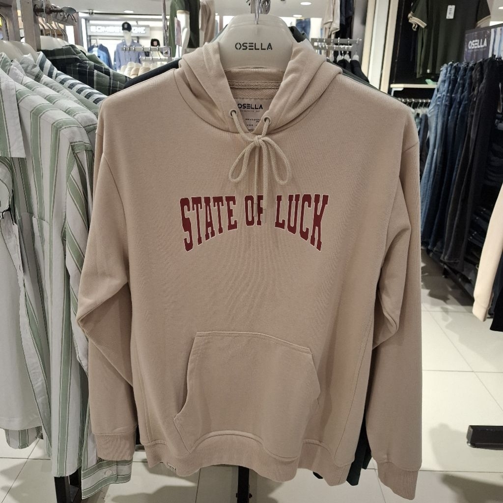 Osella Baju Atasan Hoodie Sweater Topi Pria Dewasa Original