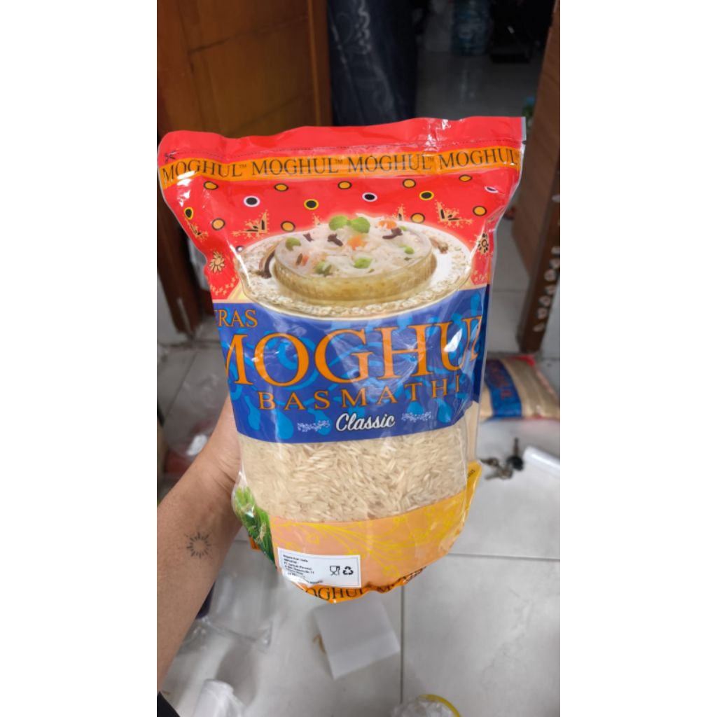 

Beras moghul basmati / beras impor India / 2 kg