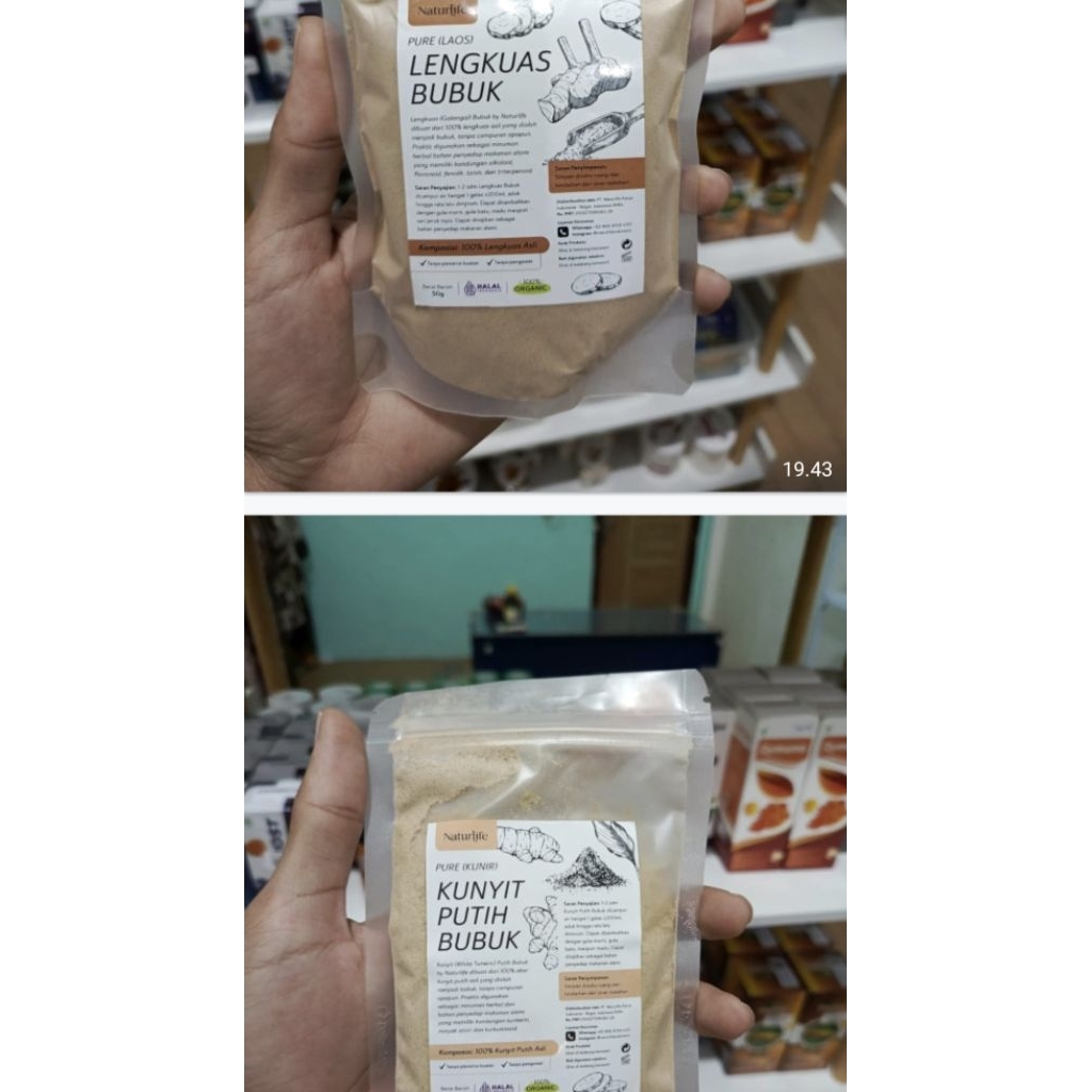 

Herbal Kunyit Putih Bubuk