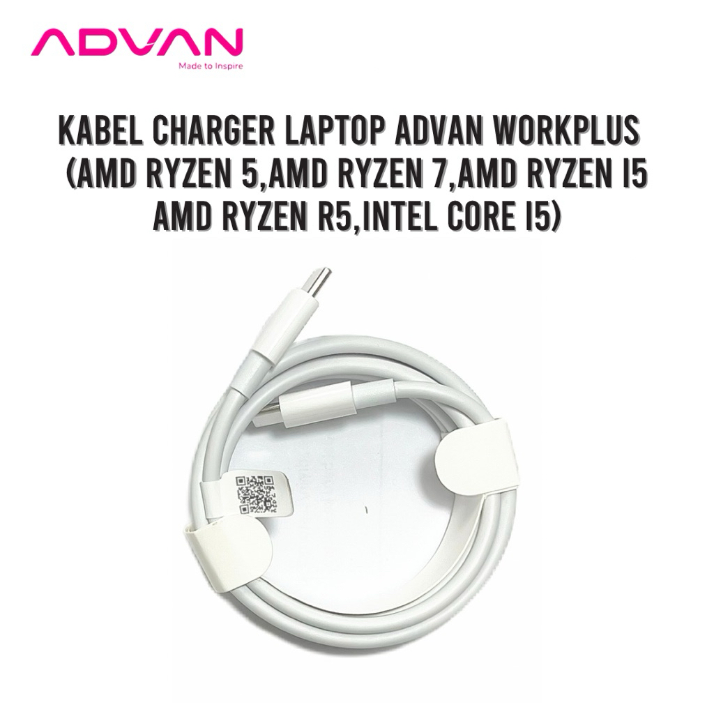 KABEL CHARGER LAPTOP ADVAN WORKPLUS ORIGINAL