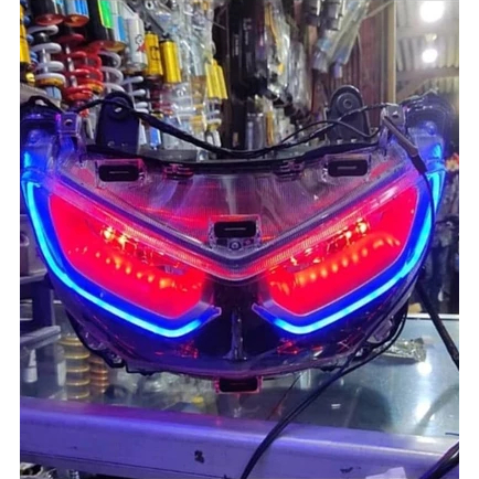 DRL LAMPU ALIS MOTOR MOBIL PANJANG 15CM & 30CM UNIVERSAL SEMUA MOTOR BISA PAKAI