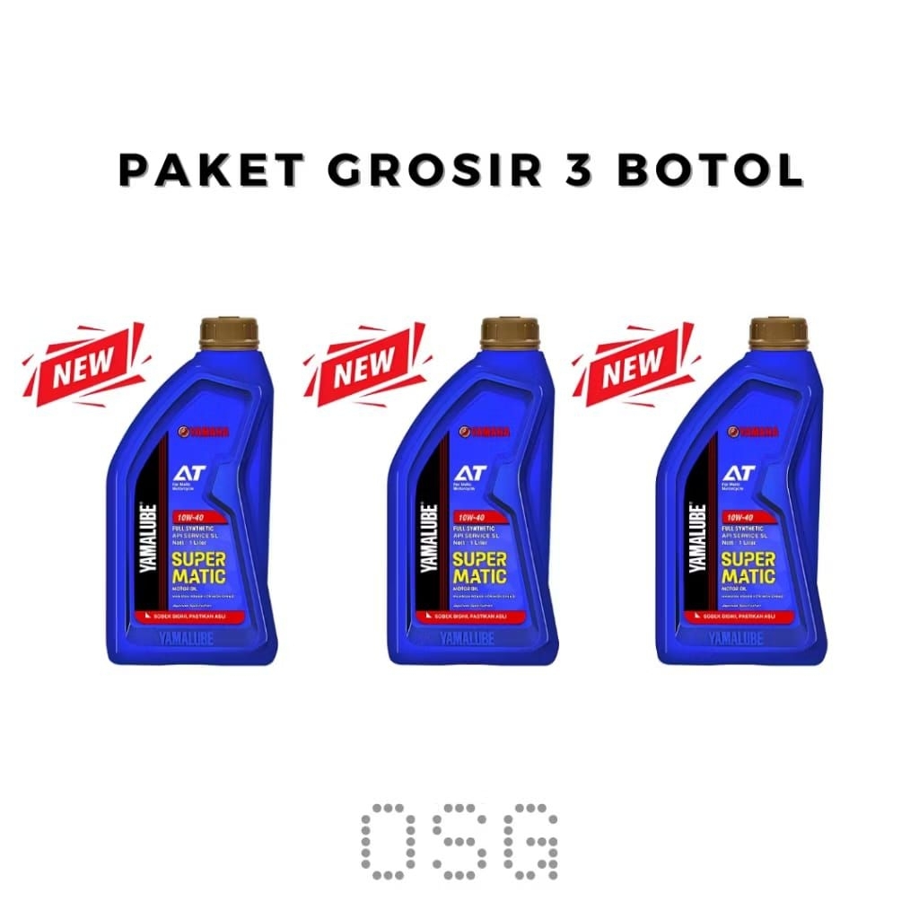 YAMALUBE SUPER MATIC PAKET 3 PCS